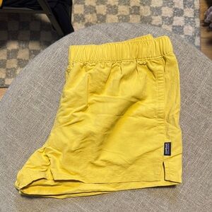 NWT Yellow Patagonia Shorts